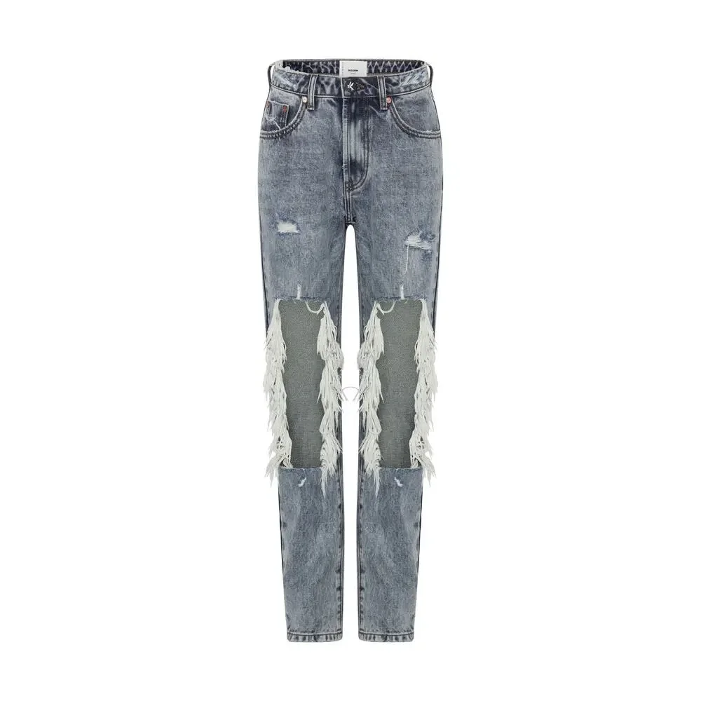 One Teaspoon NWT Awesome Baggies High Waist Denim Jean Blue Blossom Sz31 RET$170 - Picture 6 of 8